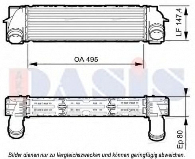 AKS DASIS 057024n -  Интеркулер